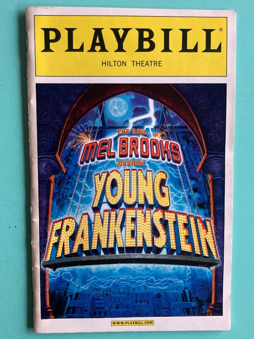 Playbill Young Frankenstein Roger Bart Sutton Foster Megan Mullally January 2008